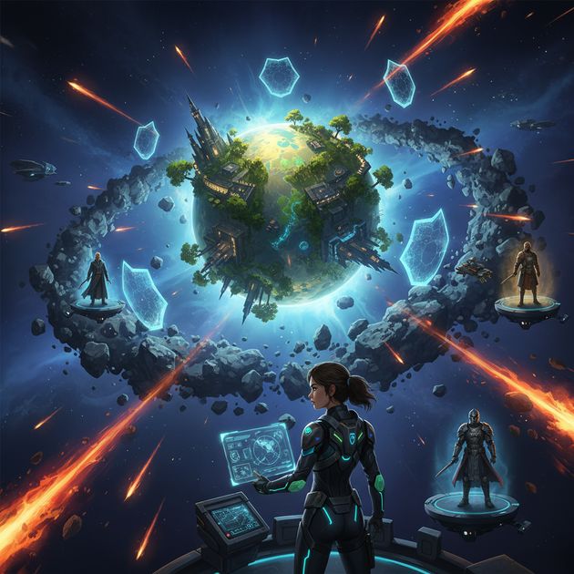 Cosmic Bastion: Defender's Oath - Jabali AI Poster