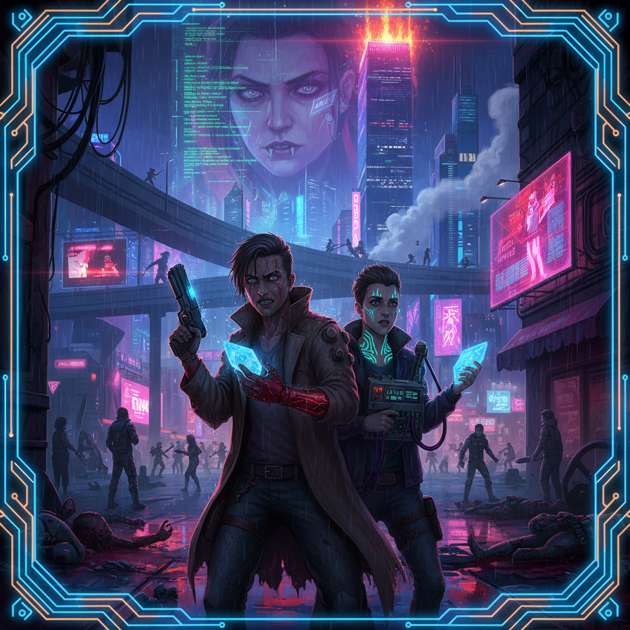 Neon Vein Protocol - Jabali AI Poster