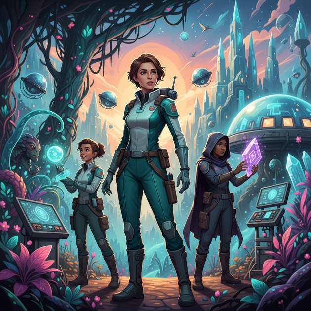 Aurorae: Colony of Discovery - Jabali AI Poster