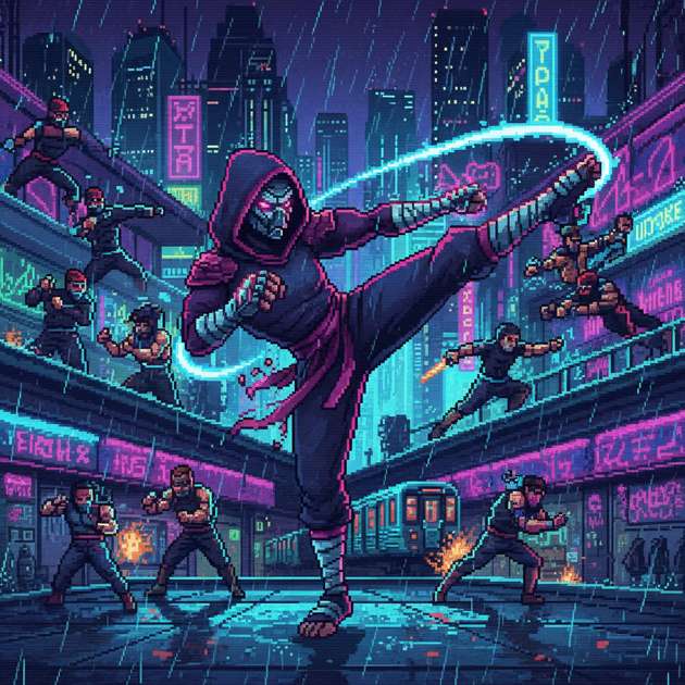 Rain City Rumble - Dungeon Crawler RPG by Jabali AI