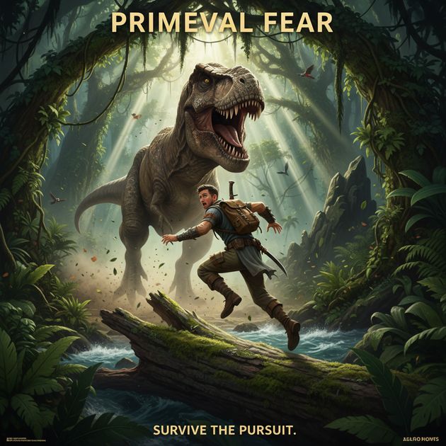 Jurassic Run - Jabali AI Poster