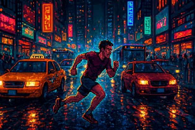 Rush Hour Runner - Jabali AI Poster