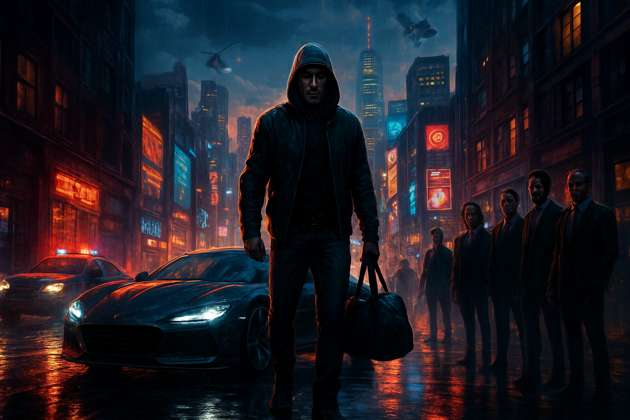 City at the Brink - Jabali AI Poster