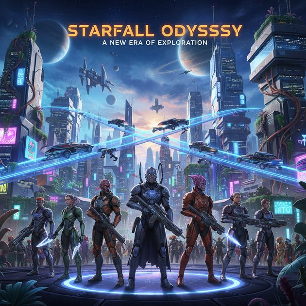 Galactic Frontiers - Jabali AI Poster