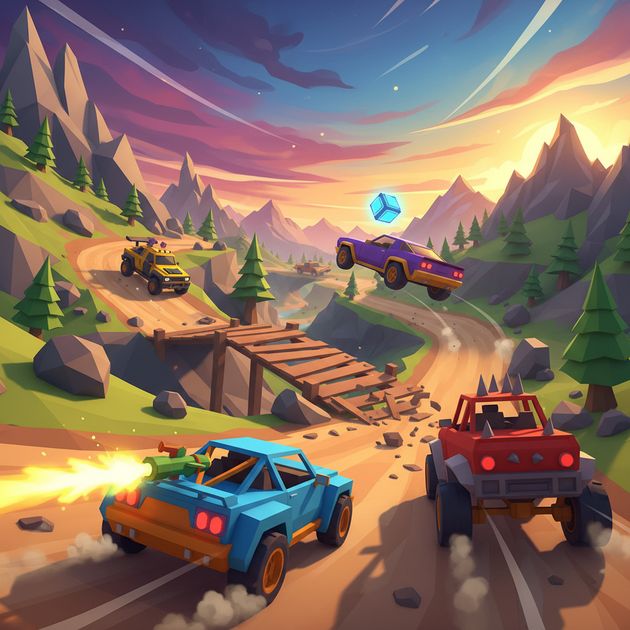 Peak Rivals: Road Warriors - Jabali AI Poster