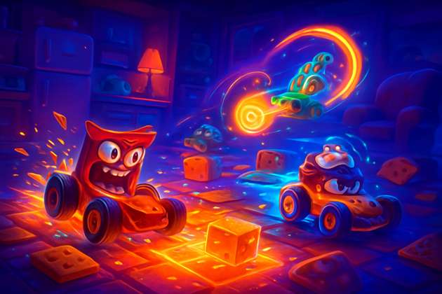 Neon Snack Racers - 3D Racing by Jabali AI