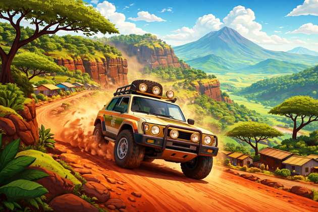 Wesonga Drive Rift Roads - Jabali AI Poster