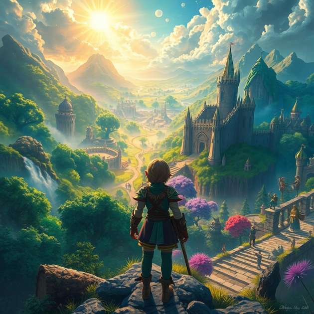 Kingdoms of Radiance - Jabali AI Poster