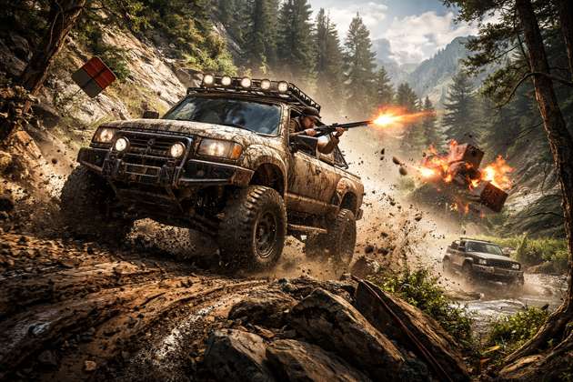 4x4 Offroad Blaster - Jabali AI Poster