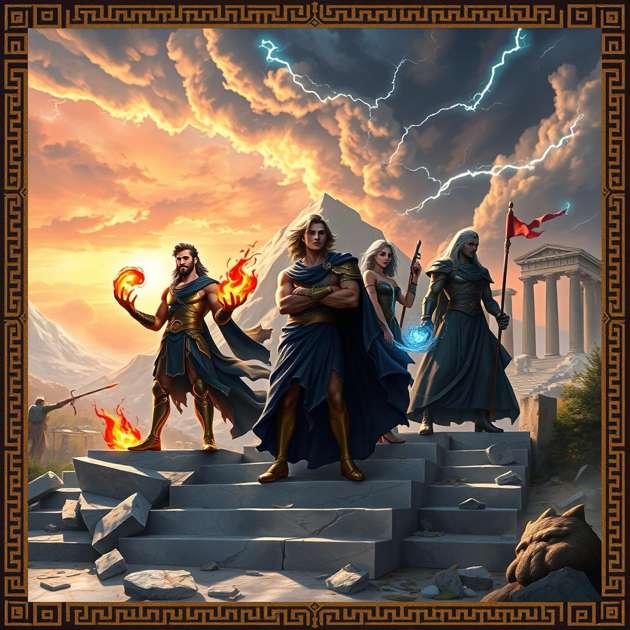Thrones of Broken Marble - Jabali AI Poster