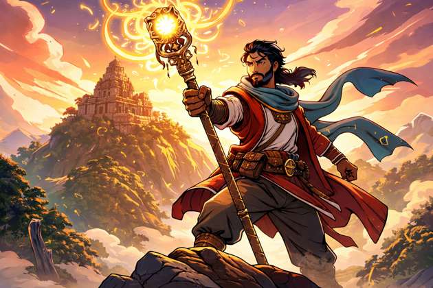 Jadav Prakash Adventure Quest - Jabali AI Poster