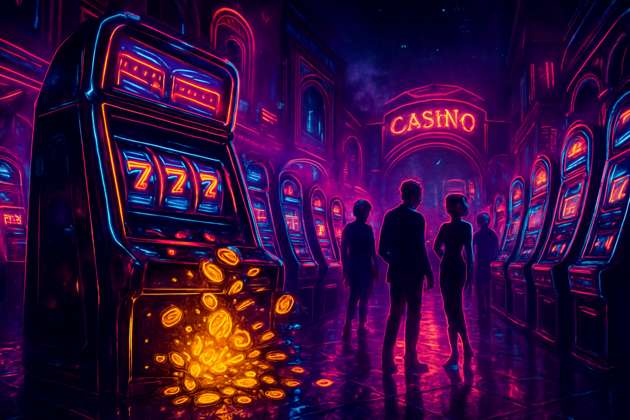 Neon Jackpot Nights - Jabali AI Poster