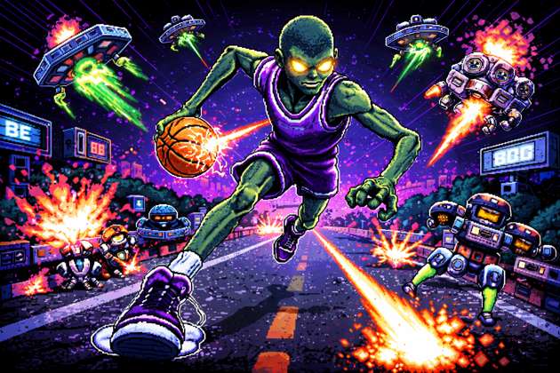 Road Dunk Invaders - Jabali AI Poster