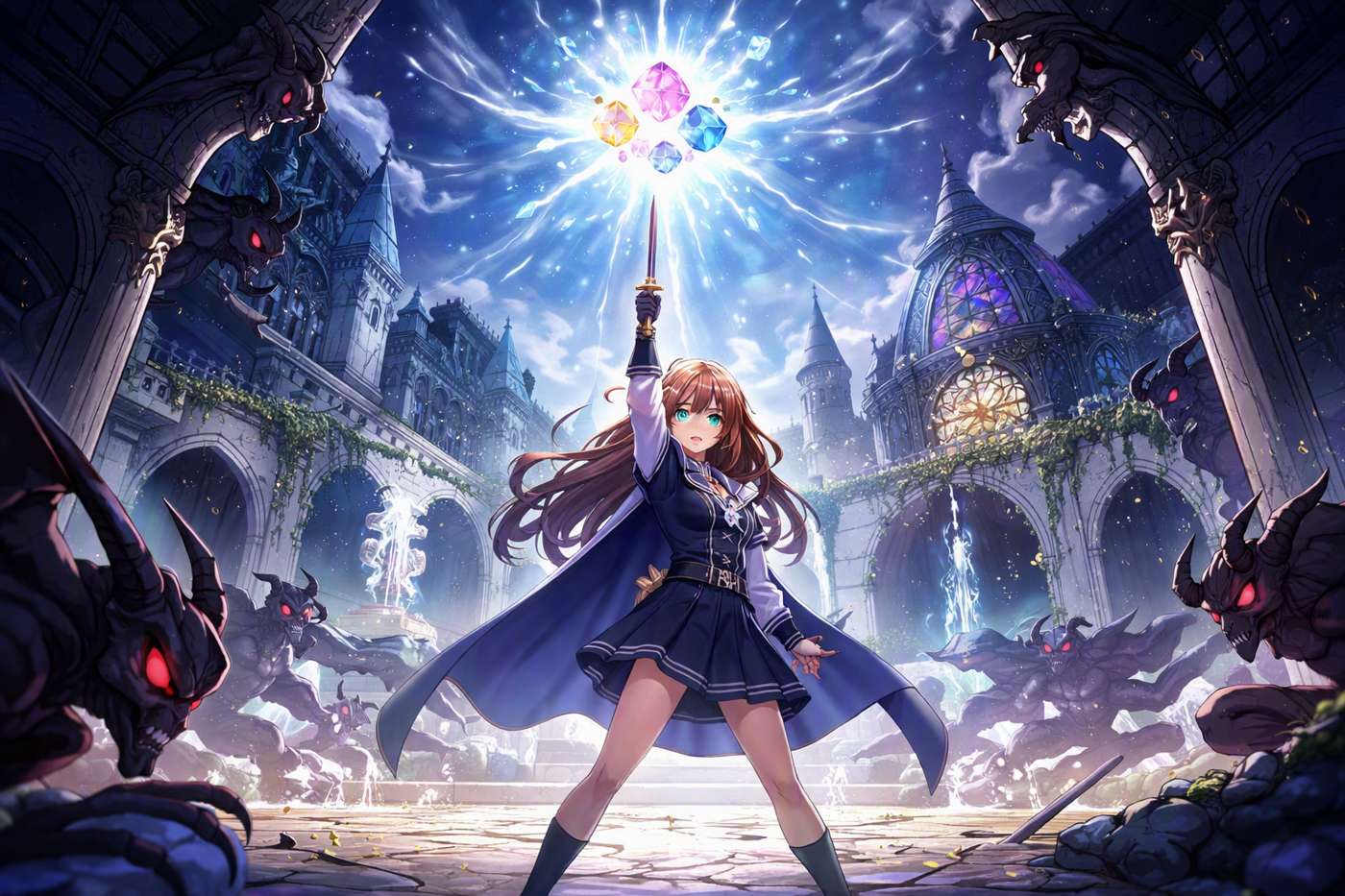 Ellie and the Celestial Gems game artwork