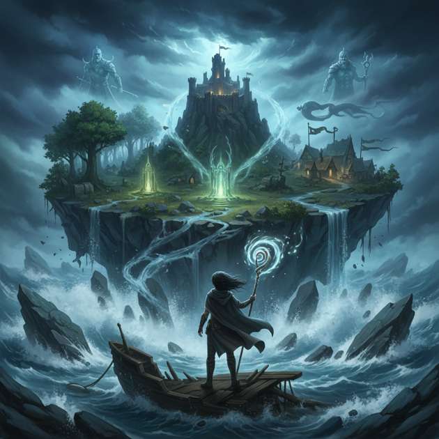 Isle of Tempests - Jabali AI Poster