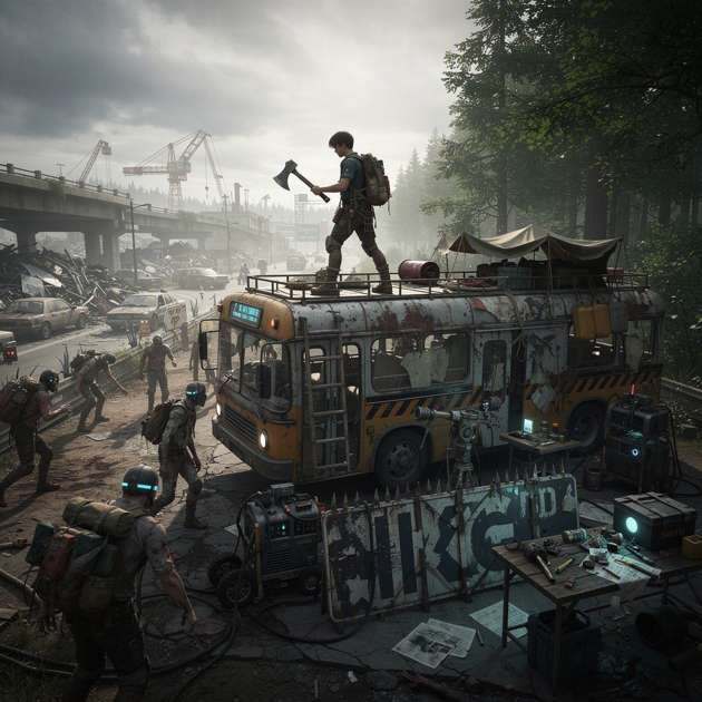 Zombie Crafter Survival - Jabali AI Poster