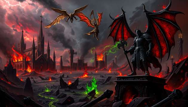 Ashen Thrones Ascendant - Jabali AI Poster