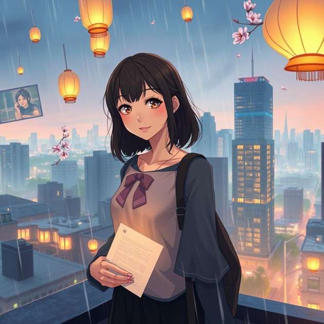 Lanterns Over Magnolia - Jabali AI Poster