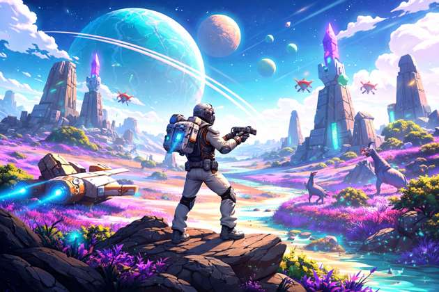 Starbound Horizons - Jabali AI Poster