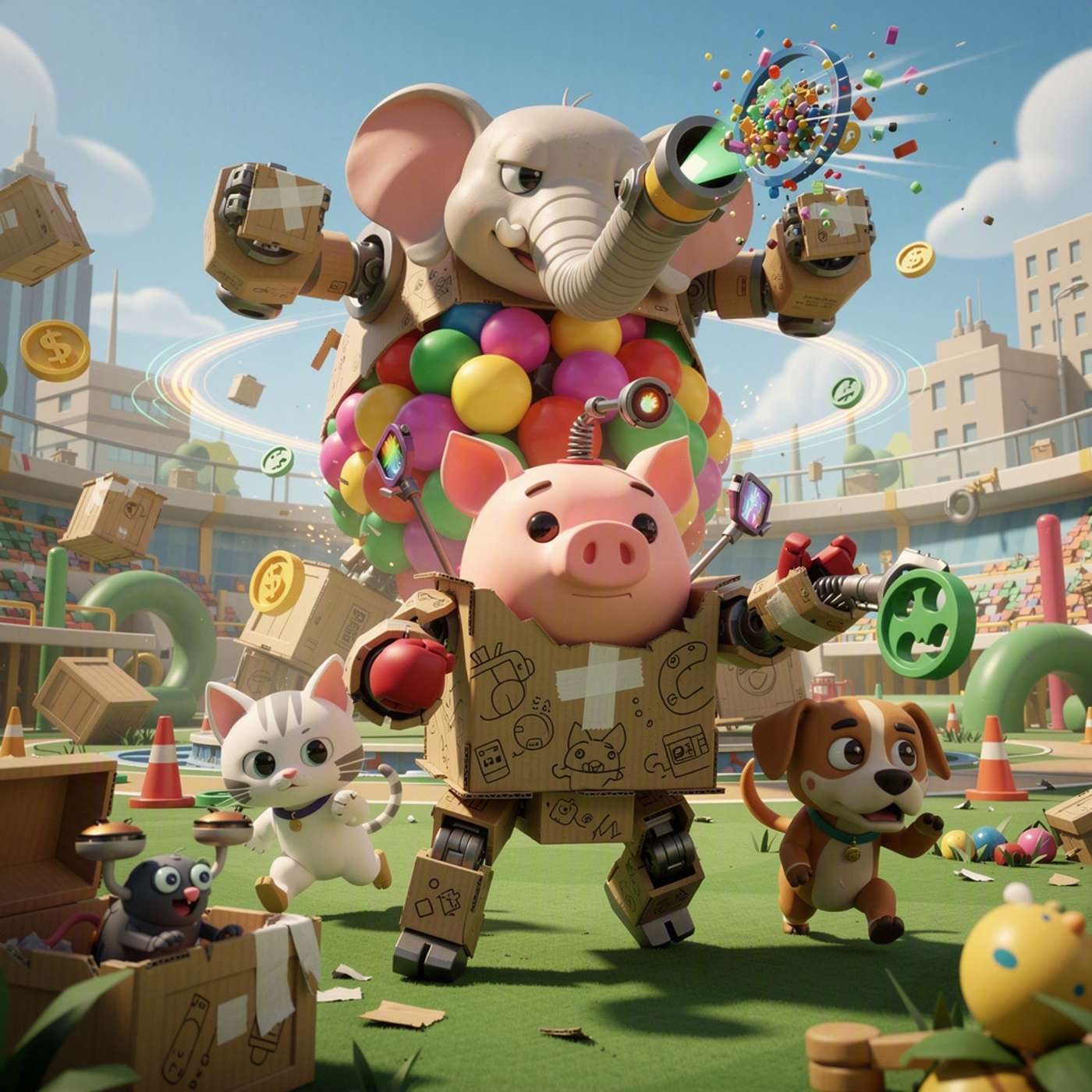 Boss Box Brawl Max game artwork