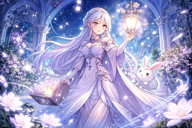 Moonflower Sovereign Mirelle - Jabali AI Poster