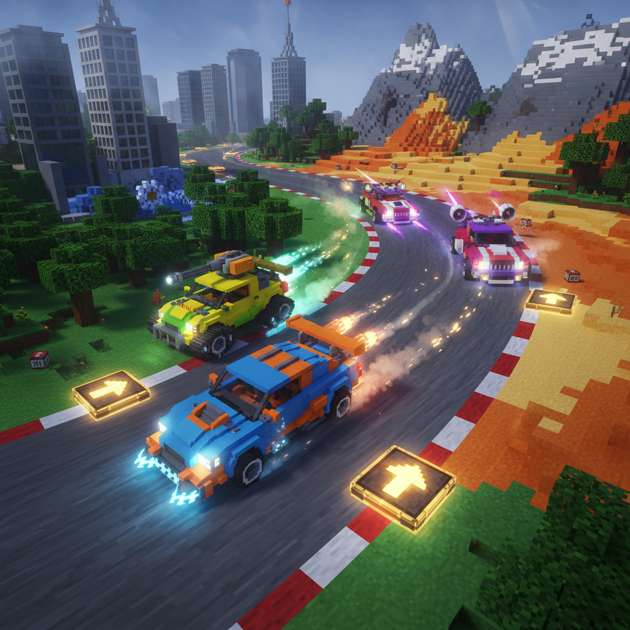 Voxel Drift Rivals - Jabali AI Poster