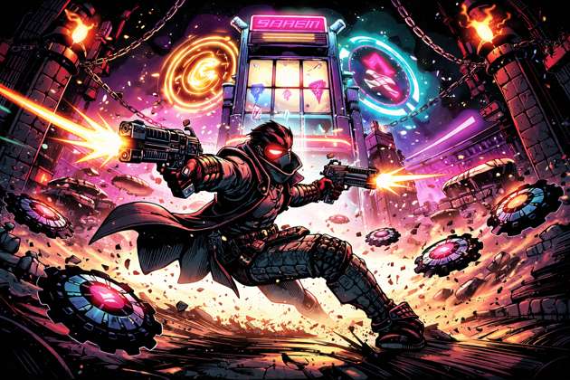 Neon Pact Pit - Jabali AI Poster