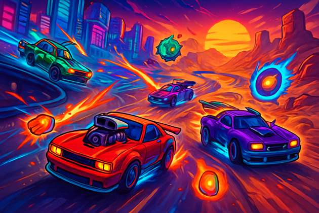 Turbo Rivals: Neon Havoc - 3D Racing by Jabali AI