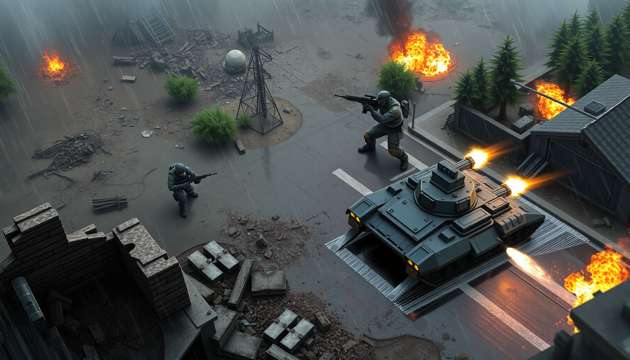Iron Division: Ruined Fronts - Jabali AI Poster