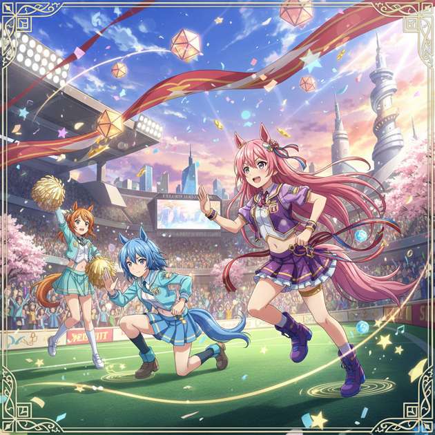 Umamusume: Cinderella Gray Idle - Jabali AI Poster