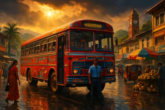 Sri Lanka Bus Routes - Jabali AI Poster