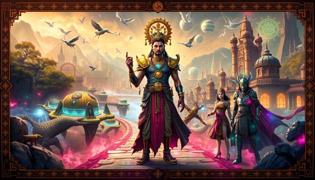 Kumbh: Cyber Divine Pilgrimage - Jabali AI Poster