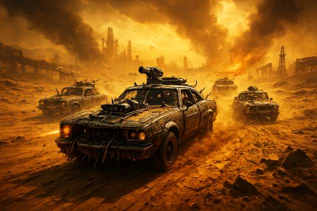 Heat Run: Wasteland Rigs - Jabali AI Poster