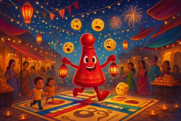 Diwali Dice Fiesta - Jabali AI Poster