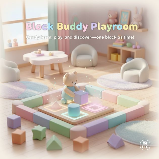 Block Buddy Playroom - Jabali AI Poster