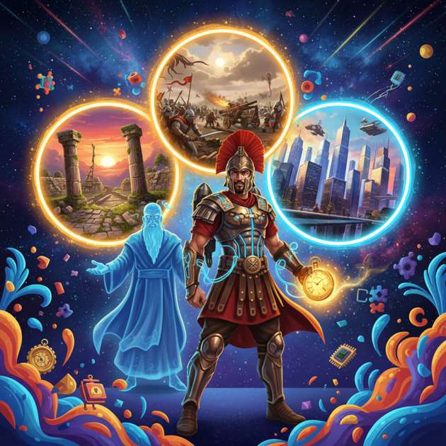ChronoQuest: Echoes of Time - Jabali AI Poster