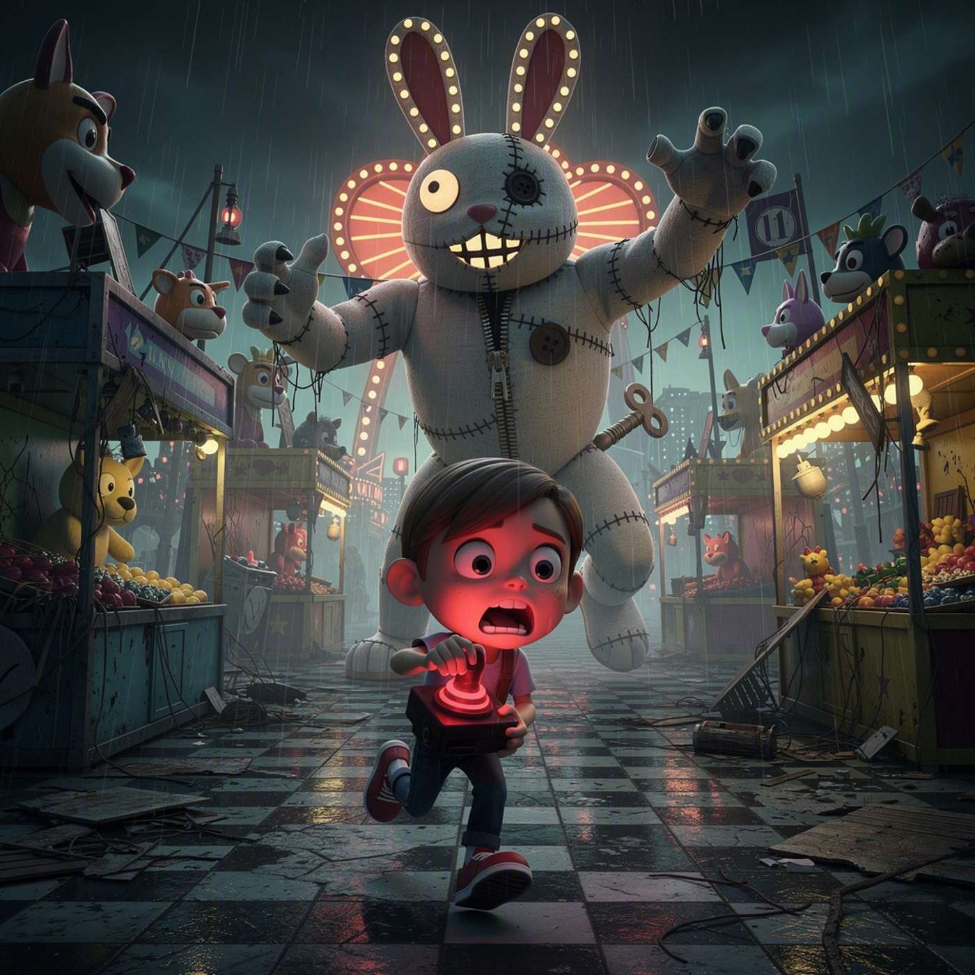 Joystick Horror Chase game artwork