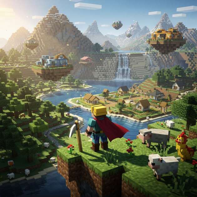 Best View in Minecraft! - Jabali AI Poster