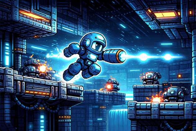 RoboBlaster 2D - Jabali AI Poster