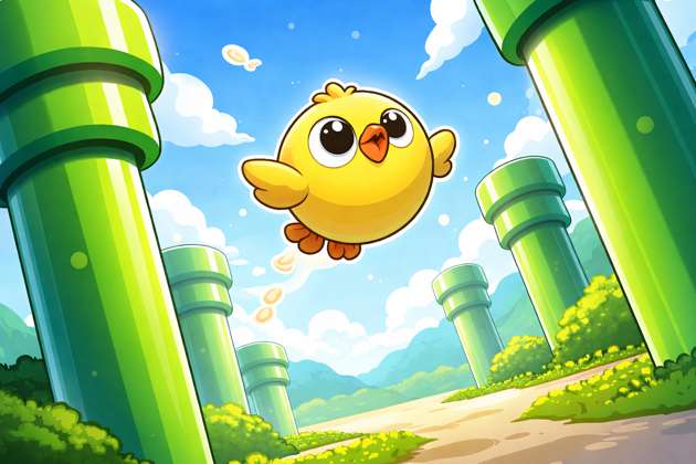 Flappy Sky Dash - Jabali AI Poster