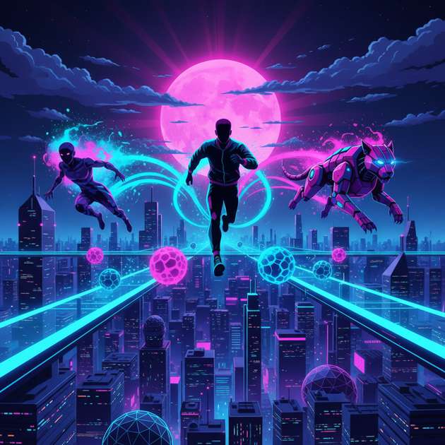 Luminous Overdrive - Jabali AI Poster