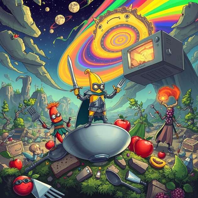 Banana Knight: Kitchen Rebellion - Jabali AI Poster
