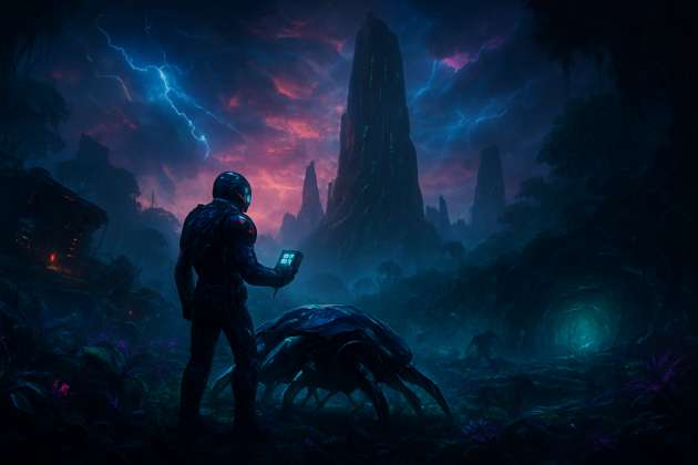 Frontier of a Lost World - Jabali AI Poster