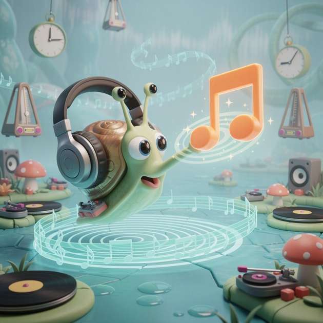 Snail Beat Slowdown - Jabali AI Poster