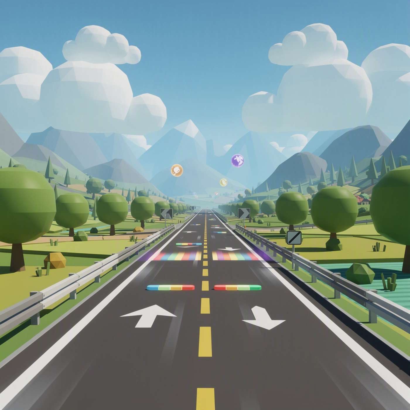 Highway Rush 3D game artwork