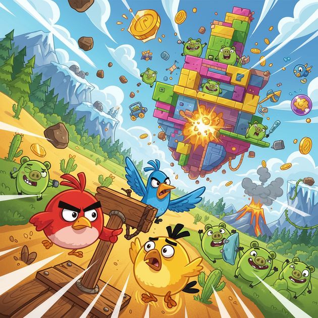 Bird Bash Bonanza - Jabali AI Poster