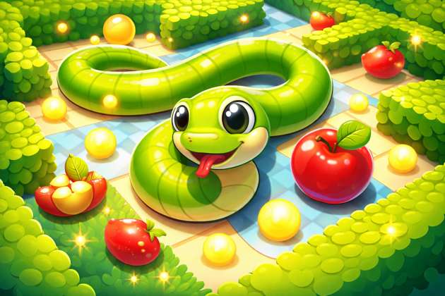Slither Snack Frenzy - Jabali AI Poster