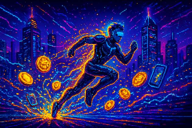 Neon Tap Runner - Jabali AI Poster