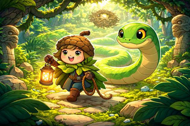 Snake Forest Rescue - Jabali AI Poster