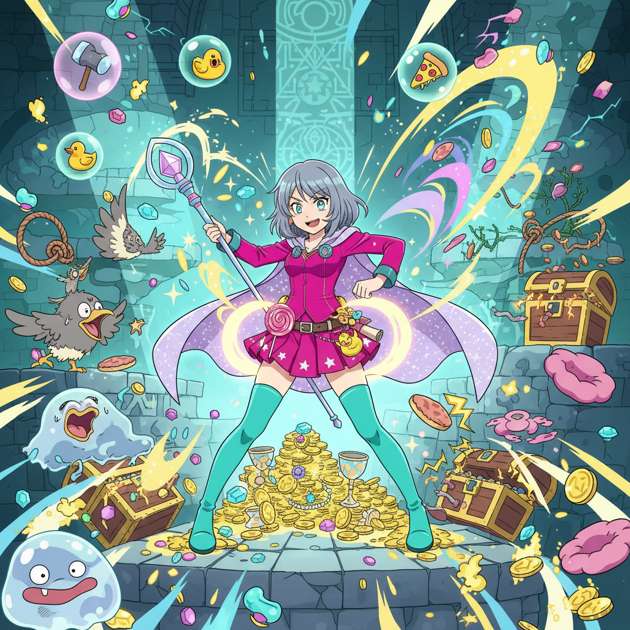 Dungeon Dairy Delight - Jabali AI Poster